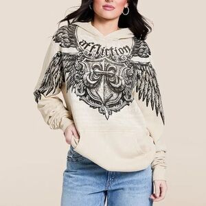 AFFLICTION - Balance Hooded Sweatshirt